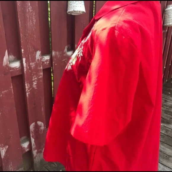 Red Button Down Shirt by BonWorth - Picture 7 of 8